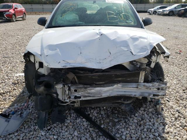 1G1AK55F577400347 - 2007 CHEVROLET COBALT LS WHITE photo 9