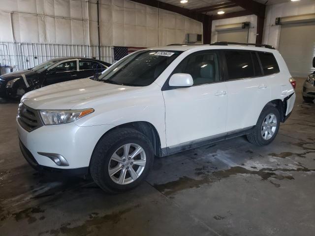 5TDBK3EH8BS056920 - 2011 TOYOTA HIGHLANDER BASE WHITE photo 1