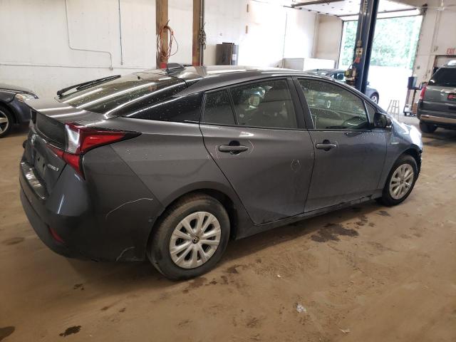 JTDKAMFU3N3159236 - 2022 TOYOTA PRIUS NIGHT SHADE GRAY photo 3