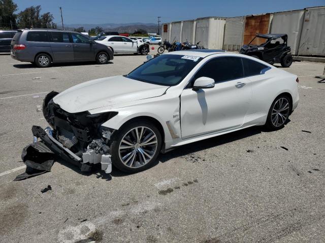 JN1CV7EK8JM200106 - 2018 INFINITI Q60 PURE WHITE photo 1