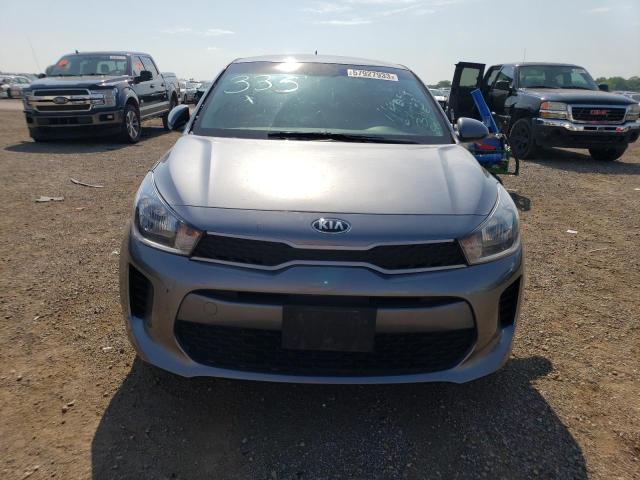 3KPA24AB8KE246102 - 2019 KIA RIO S GRAY photo 5