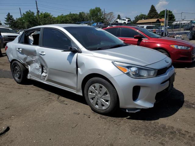 3KPA24AB5KE180253 - 2019 KIA RIO S SILVER photo 4