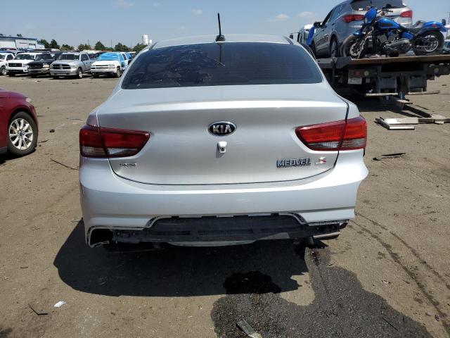 3KPA24AB5KE180253 - 2019 KIA RIO S SILVER photo 6