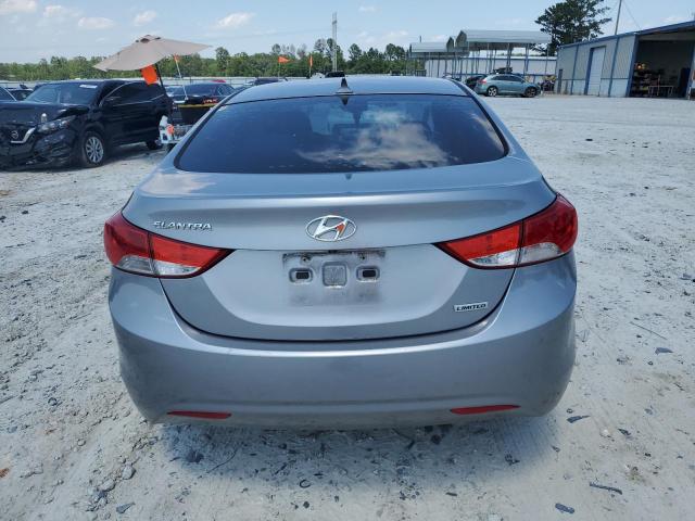 KMHDH4AE8DU671731 - 2013 HYUNDAI ELANTRA GLS SILVER photo 6