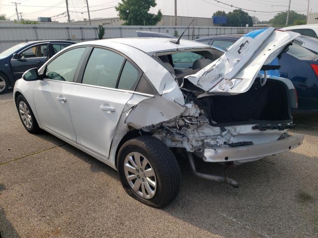 1G1PF5S95B7111989 - 2011 CHEVROLET CRUZE LT WHITE photo 2