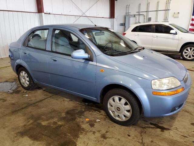 KL1TJ52654B207252 - 2004 CHEVROLET AVEO LS BLUE photo 4