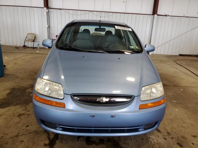 KL1TJ52654B207252 - 2004 CHEVROLET AVEO LS 蓝色 照片 5