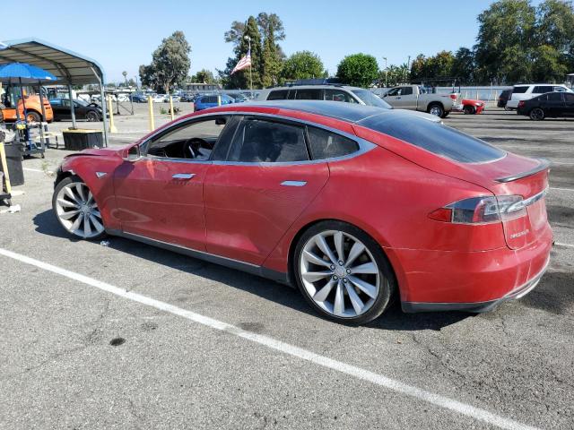 5YJSA1DP4DFP16216 - 2013 TESLA MODEL S Qırmızı foto 2