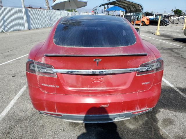 5YJSA1DP4DFP16216 - 2013 TESLA MODEL S Qırmızı foto 6