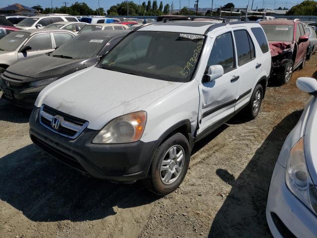 JHLRD78842C052721 - 2002 HONDA CR-V EX WHITE photo 1