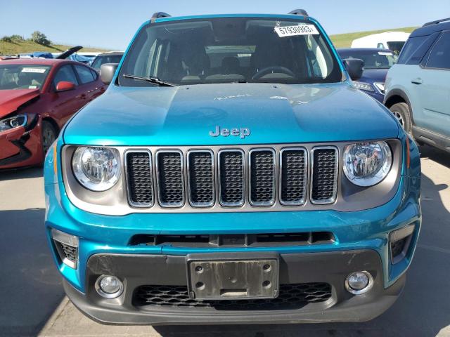 ZACNJBD13LPL88726 - 2020 JEEP RENEGADE LIMITED TURQUOISE photo 5