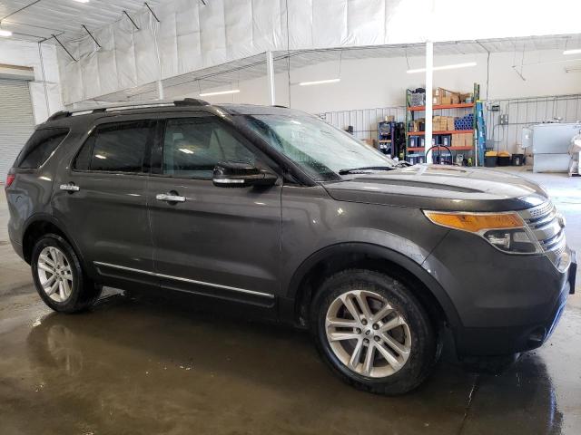 1FM5K8D88FGB86400 - 2015 FORD EXPLORER XLT GRAY photo 4