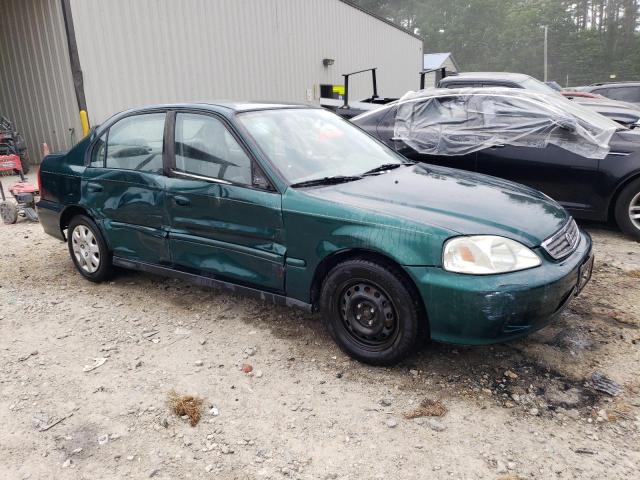 2HGEJ6614YH538361 - 2000 HONDA CIVIC BASE GREEN photo 4