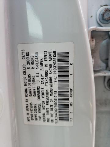 JH4CU2F69DC010148 - 2013 ACURA TSX TECH WHITE photo 12