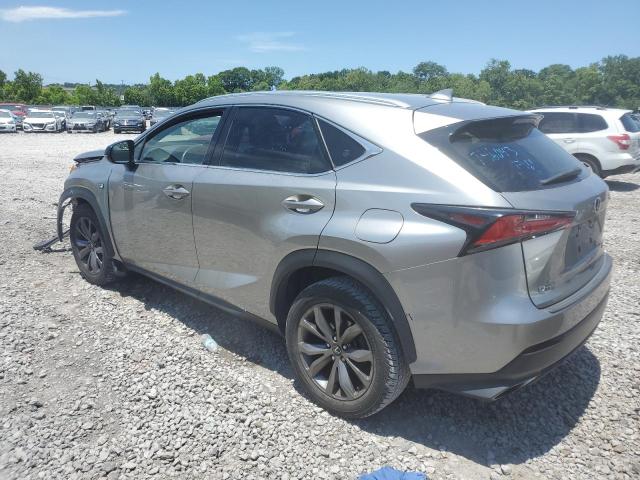 JTJYARBZ3J2087850 - 2018 LEXUS NX 300 BASE SILVER photo 2