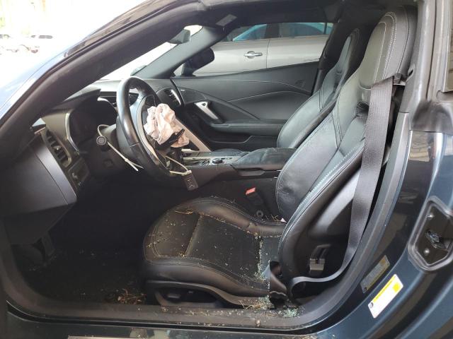 1G1YB2D7XK5119589 - 2019 CHEVROLET CORVETTE STINGRAY 1LT GRAY photo 7