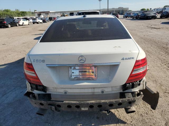 WDDGF8BB7CA709877 - 2012 MERCEDES-BENZ C 300 4MATIC WHITE photo 6