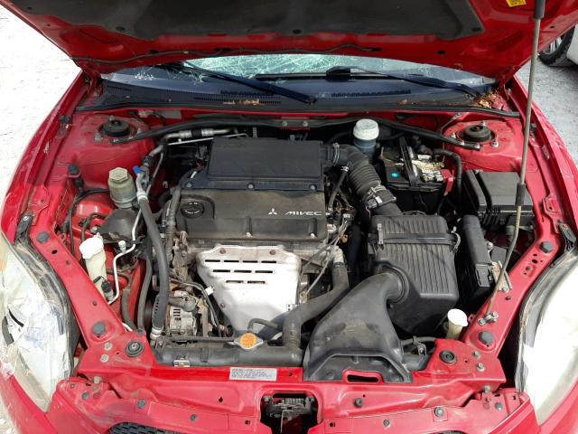 4A3AL25FX7E007021 - 2007 MITSUBISHI ECLIPSE SPYDER GS RED photo 11