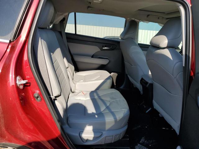 5TDGZRAH4NS551310 - 2022 TOYOTA HIGHLANDER XLE Կարմիր լուսանկար 11