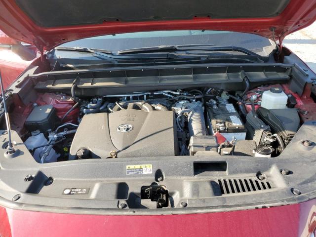 5TDGZRAH4NS551310 - 2022 TOYOTA HIGHLANDER XLE Կարմիր լուսանկար 12