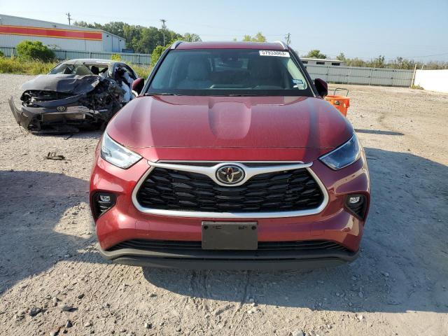 5TDGZRAH4NS551310 - 2022 TOYOTA HIGHLANDER XLE Կարմիր լուսանկար 5