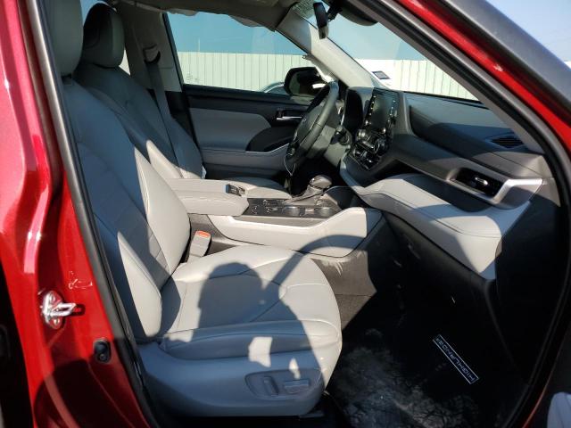 5TDGZRAH4NS551310 - 2022 TOYOTA HIGHLANDER XLE Կարմիր լուսանկար 7