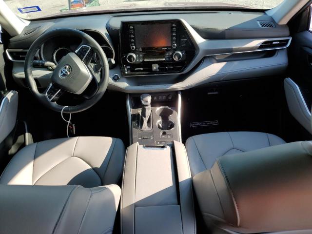 5TDGZRAH4NS551310 - 2022 TOYOTA HIGHLANDER XLE Կարմիր լուսանկար 8