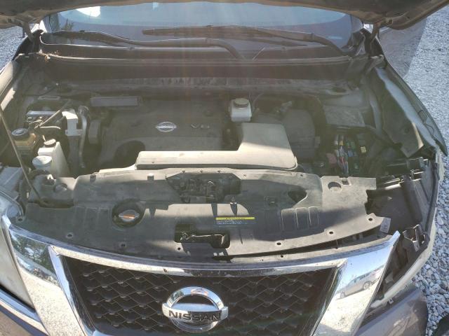 5N1AR2MN7DC611669 - 2013 NISSAN PATHFINDER S GRAY photo 12