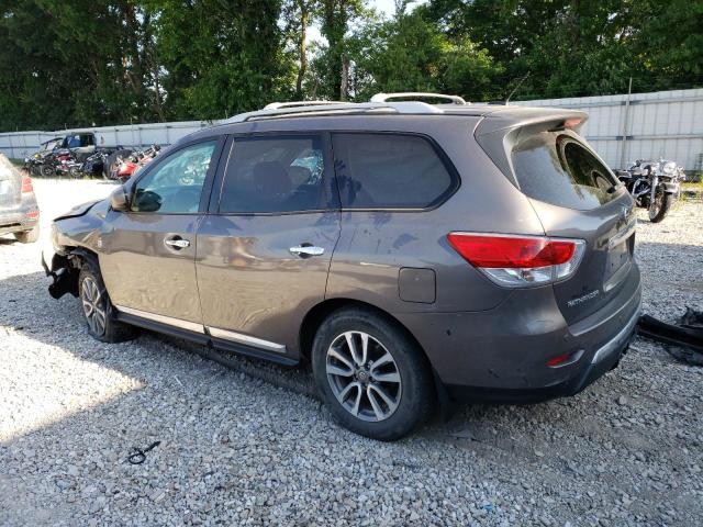 5N1AR2MN7DC611669 - 2013 NISSAN PATHFINDER S GRAY photo 2