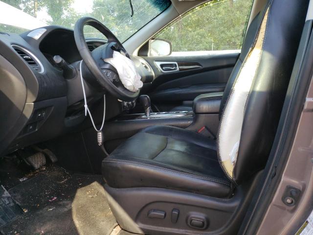 5N1AR2MN7DC611669 - 2013 NISSAN PATHFINDER S GRAY photo 7