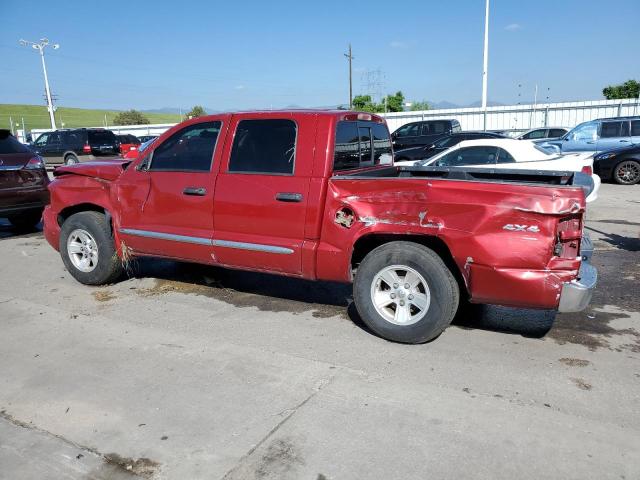 1D7HW58N38S633290 - 2008 DODGE DAKOTA QUAD LARAMIE MAROON photo 2