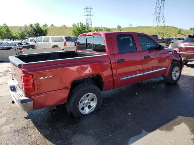 1D7HW58N38S633290 - 2008 DODGE DAKOTA QUAD LARAMIE MAROON photo 3