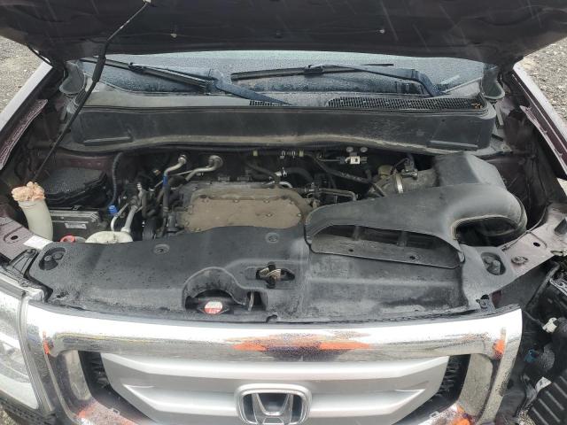 5FNYF4H67AB021366 - 2010 HONDA PILOT EXL 紫色 照片 12
