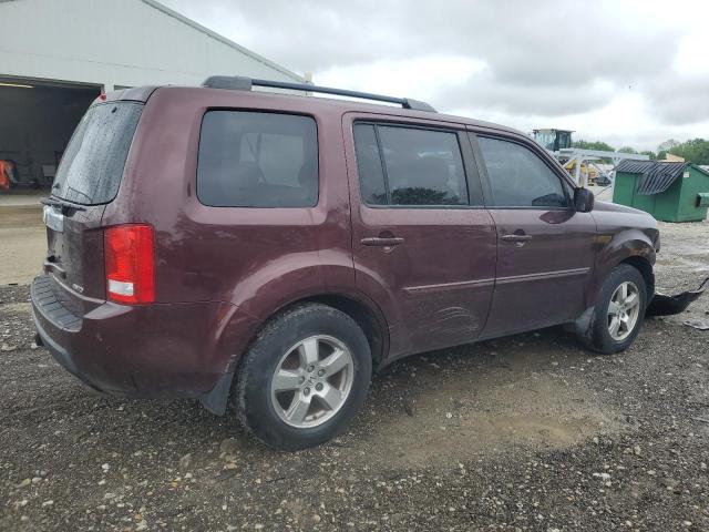 5FNYF4H67AB021366 - 2010 HONDA PILOT EXL 紫色 照片 3