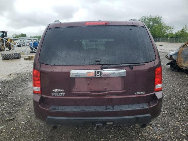 5FNYF4H67AB021366 - 2010 HONDA PILOT EXL 紫色 照片 6