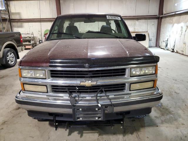 1GNEK18K2SJ341934 - 1995 CHEVROLET TAHOE K1500 MAROON photo 5