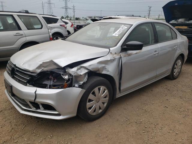 3VW2K7AJ5FM316113 - 2015 VOLKSWAGEN JETTA BASE 银色 照片 1