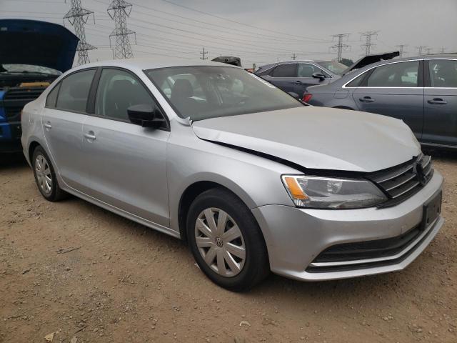 3VW2K7AJ5FM316113 - 2015 VOLKSWAGEN JETTA BASE 银色 照片 4
