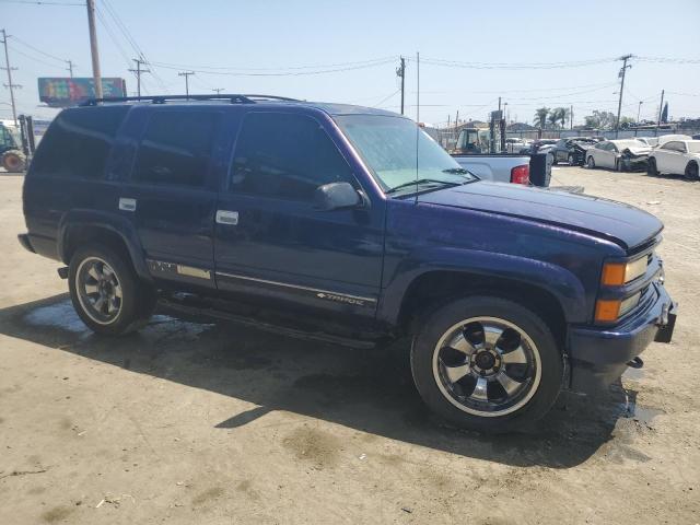 1GNEK13R9YR155094 - 2000 CHEVROLET TAHOE K1500 BLUE photo 4