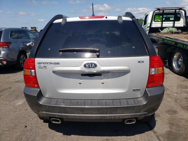 KNDJF723787487557 - 2008 KIA SPORTAGE EX GRAY photo 6