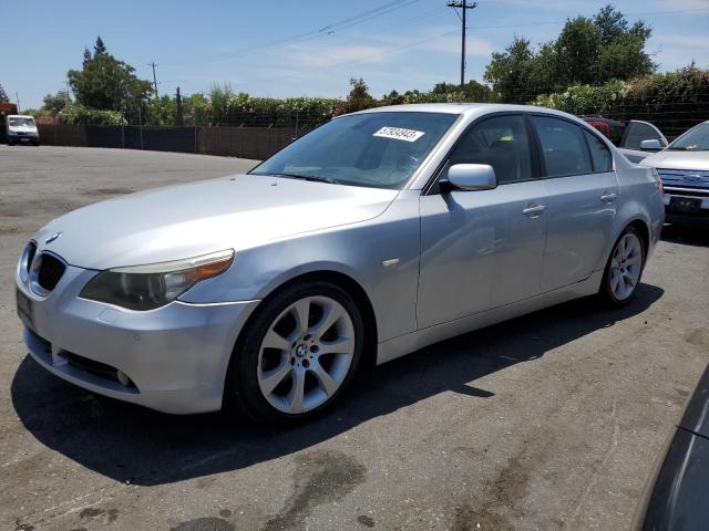 WBANB33524B108412 - 2004 BMW 545 I SILVER photo 1