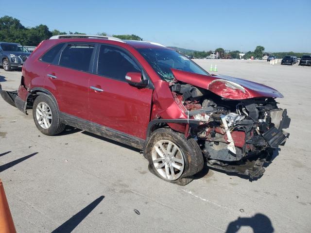 5XYKT4A63EG477520 - 2014 KIA SORENTO LX MAROON photo 4