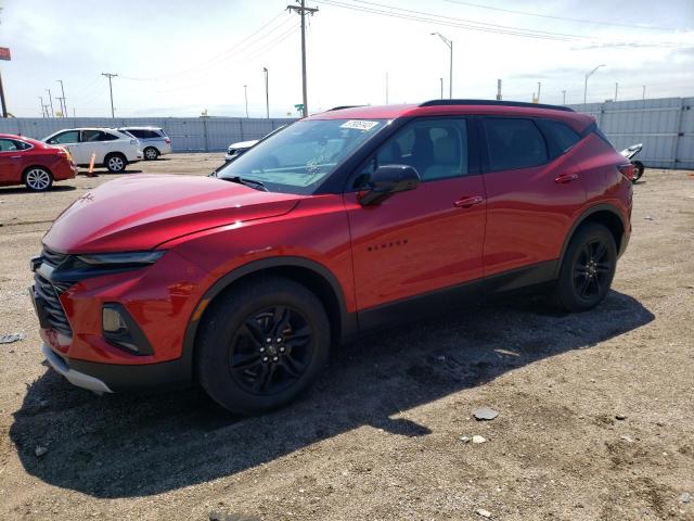 3GNKBHR42MS580106 - 2021 CHEVROLET BLAZER 2LT RED photo 1