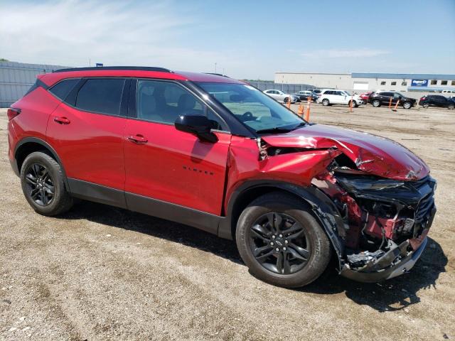 3GNKBHR42MS580106 - 2021 CHEVROLET BLAZER 2LT RED photo 4