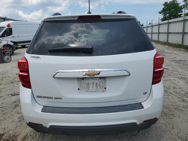 2GNFLFEK8H6143321 - 2017 CHEVROLET EQUINOX LT WHITE photo 6