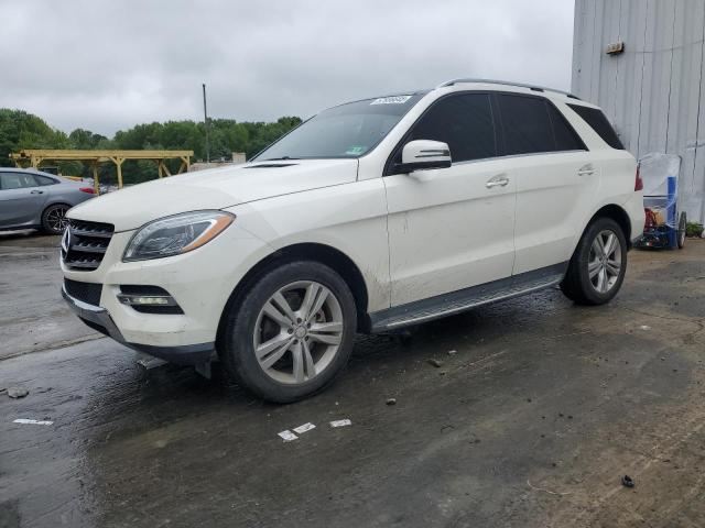 4JGDA5HB2DA105961 - 2013 MERCEDES-BENZ ML 350 4MATIC WHITE photo 1
