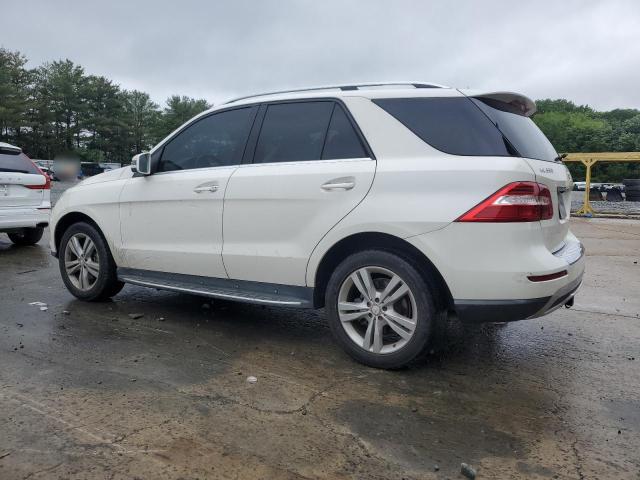 4JGDA5HB2DA105961 - 2013 MERCEDES-BENZ ML 350 4MATIC WHITE photo 2