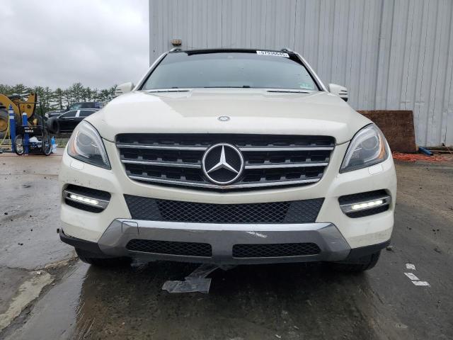 4JGDA5HB2DA105961 - 2013 MERCEDES-BENZ ML 350 4MATIC WHITE photo 5