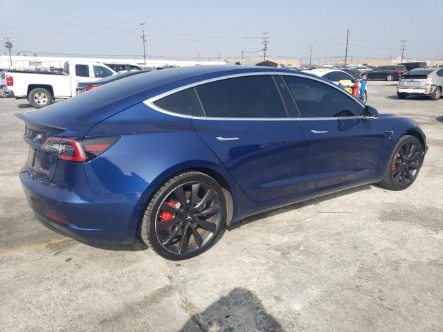 5YJ3E1EB7KF442471 - 2019 TESLA MODEL 3 BLUE photo 3