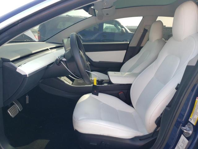 5YJ3E1EB7KF442471 - 2019 TESLA MODEL 3 BLUE photo 7